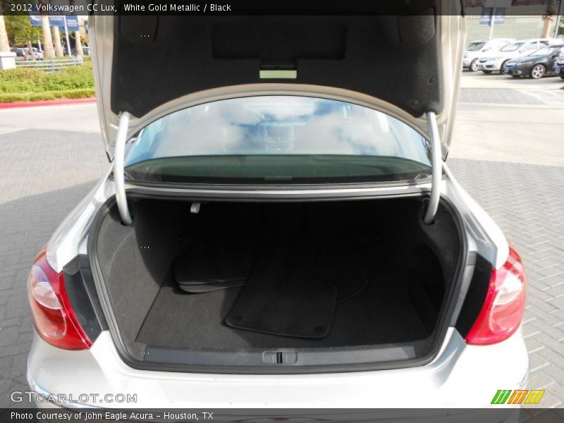 White Gold Metallic / Black 2012 Volkswagen CC Lux