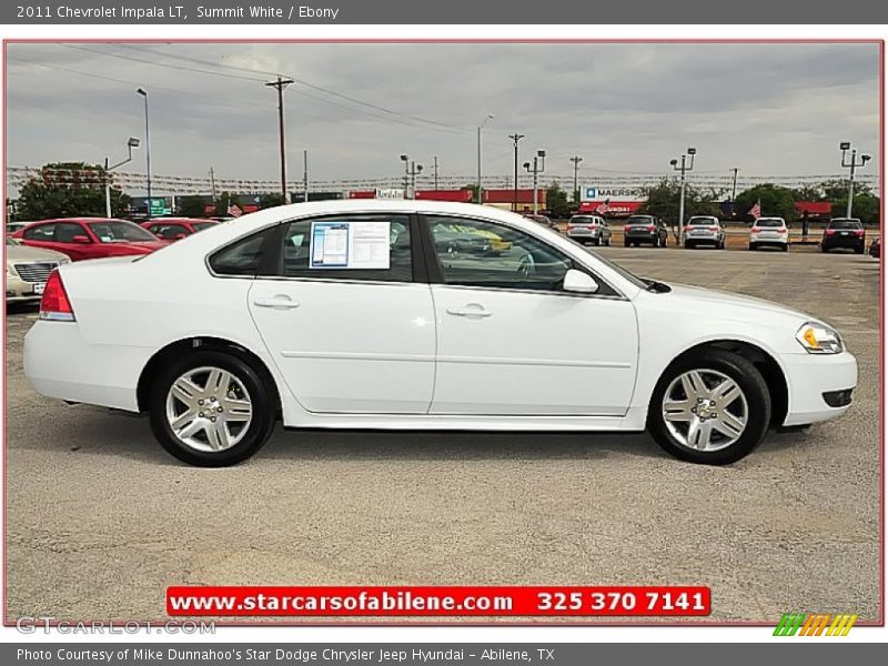 Summit White / Ebony 2011 Chevrolet Impala LT