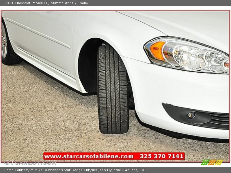 Summit White / Ebony 2011 Chevrolet Impala LT