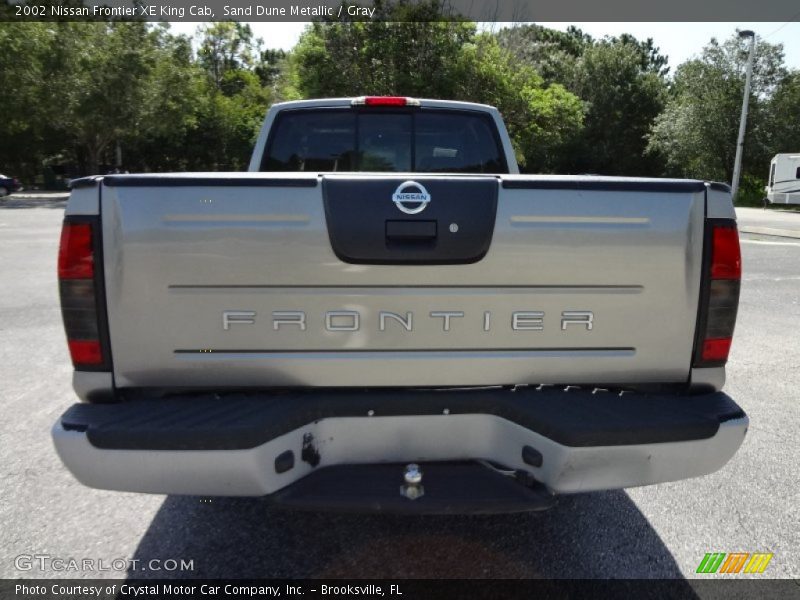 Sand Dune Metallic / Gray 2002 Nissan Frontier XE King Cab