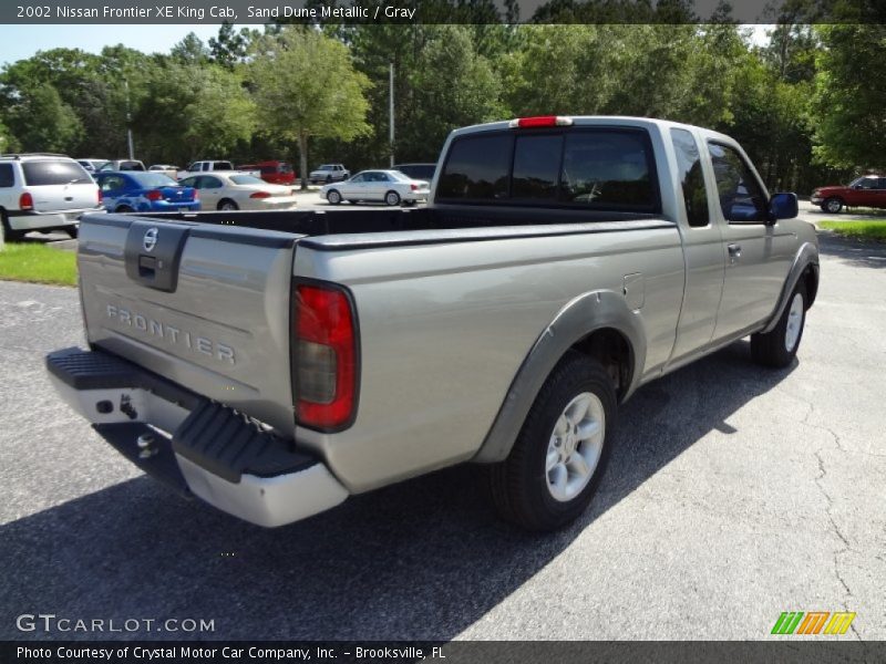 Sand Dune Metallic / Gray 2002 Nissan Frontier XE King Cab