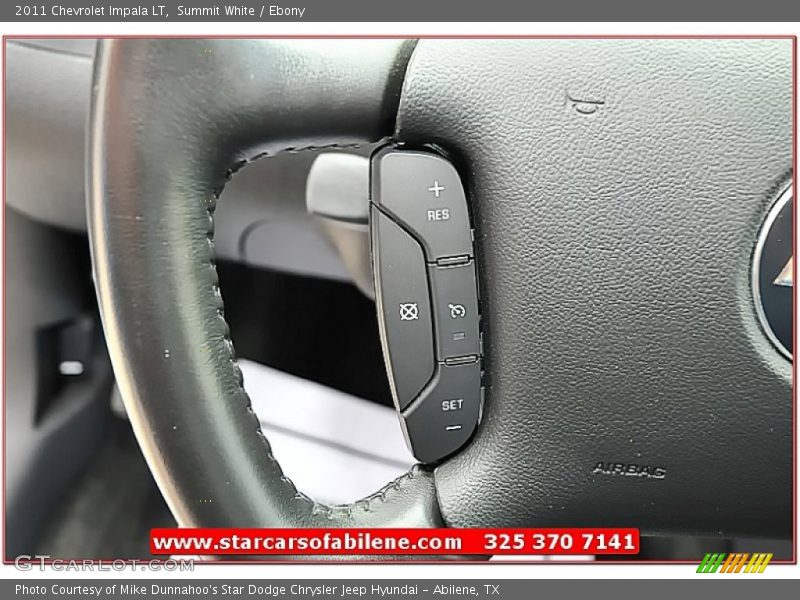 Summit White / Ebony 2011 Chevrolet Impala LT