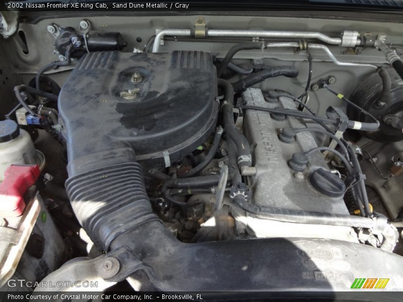 Sand Dune Metallic / Gray 2002 Nissan Frontier XE King Cab