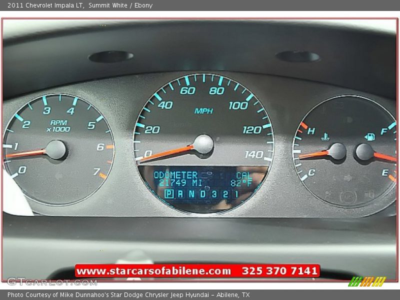 Summit White / Ebony 2011 Chevrolet Impala LT
