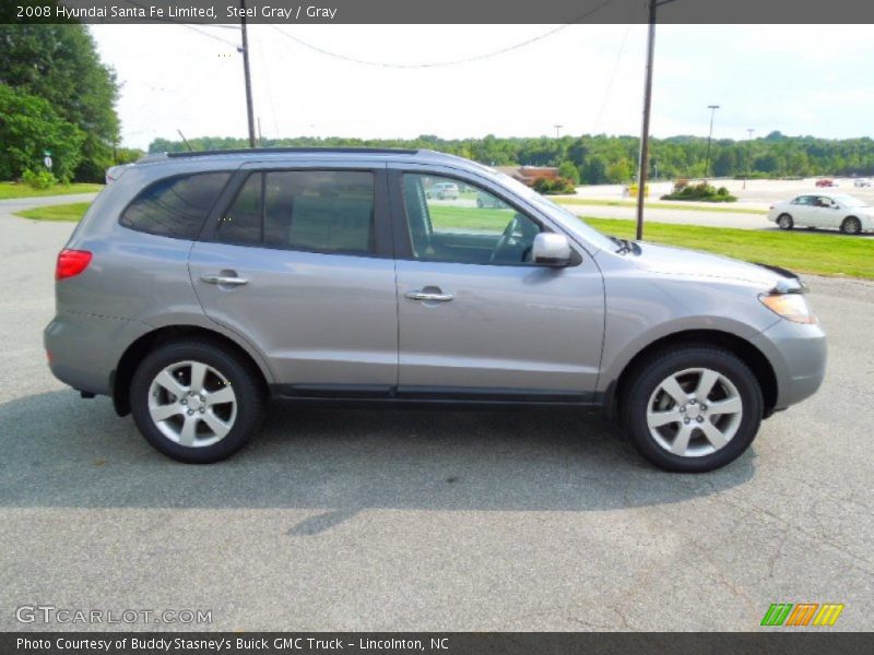 Steel Gray / Gray 2008 Hyundai Santa Fe Limited