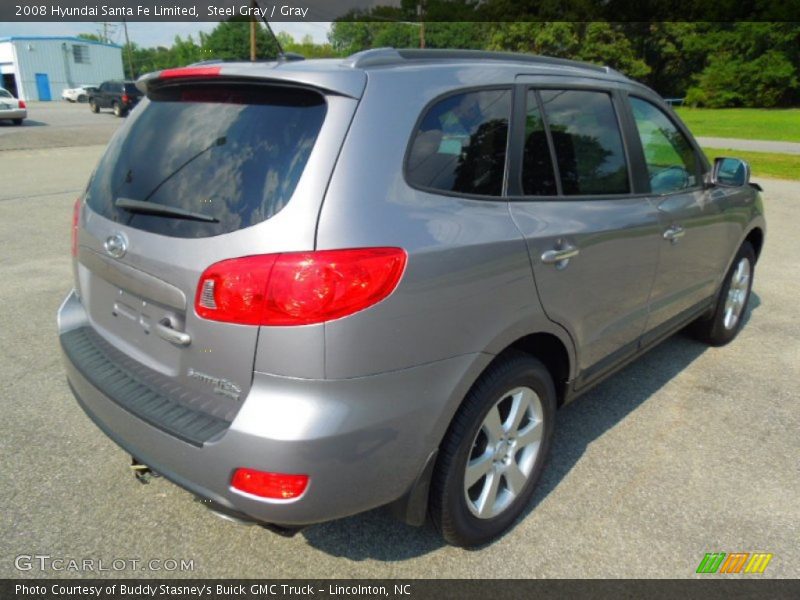 Steel Gray / Gray 2008 Hyundai Santa Fe Limited