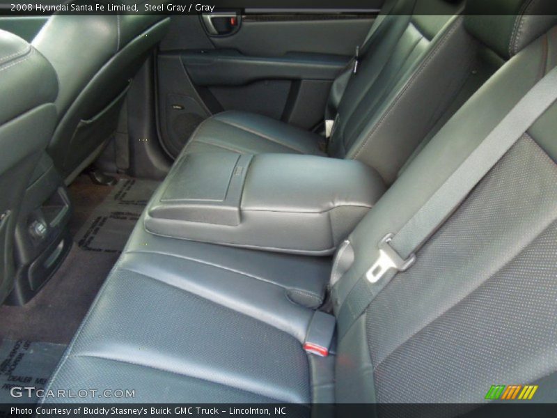 Steel Gray / Gray 2008 Hyundai Santa Fe Limited