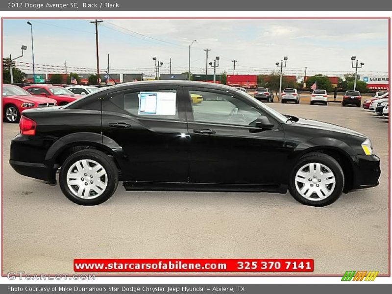 Black / Black 2012 Dodge Avenger SE