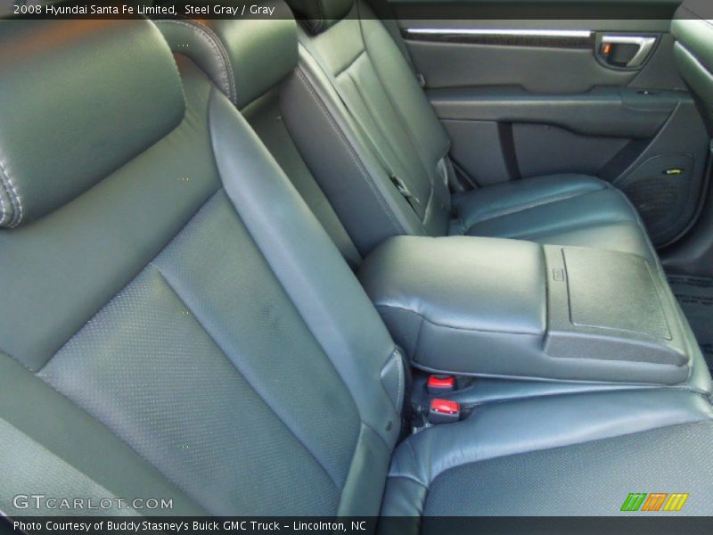 Steel Gray / Gray 2008 Hyundai Santa Fe Limited