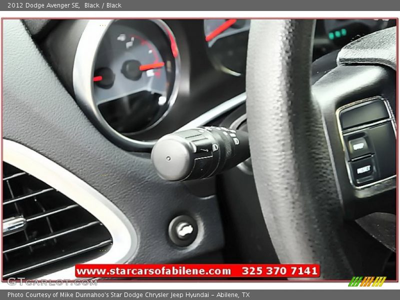 Black / Black 2012 Dodge Avenger SE