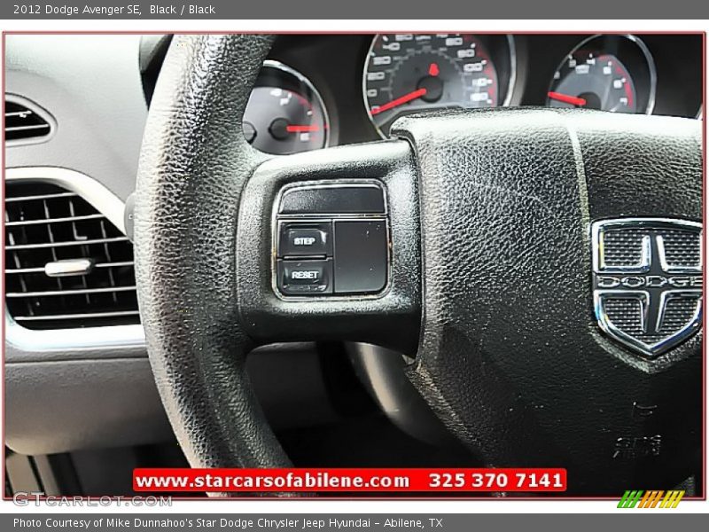 Black / Black 2012 Dodge Avenger SE