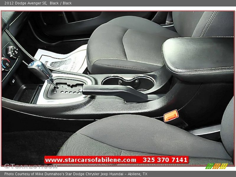 Black / Black 2012 Dodge Avenger SE