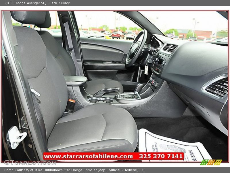 Black / Black 2012 Dodge Avenger SE