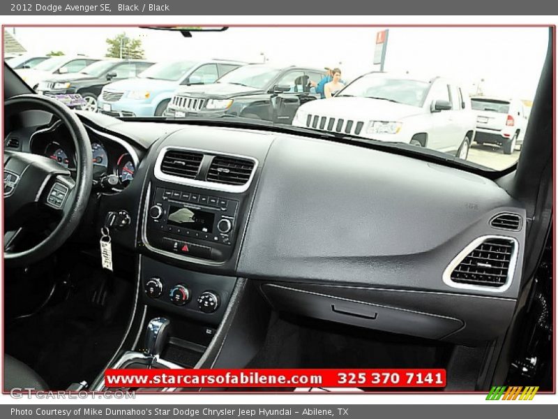 Black / Black 2012 Dodge Avenger SE