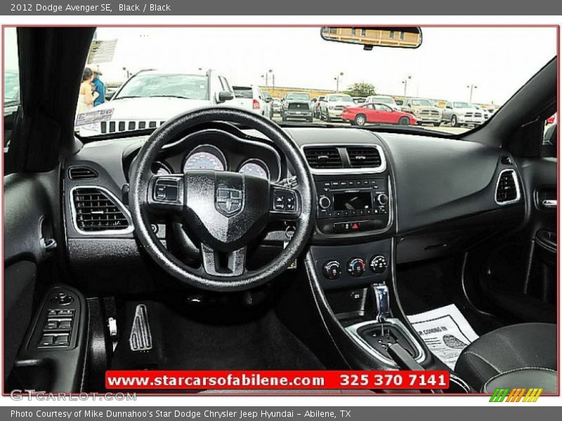 Black / Black 2012 Dodge Avenger SE