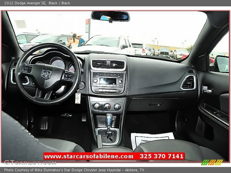 Black / Black 2012 Dodge Avenger SE