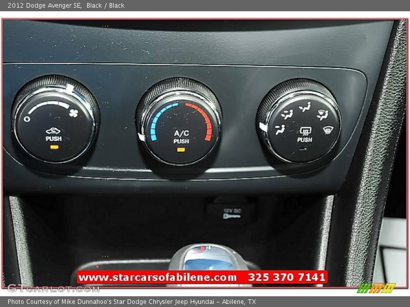 Black / Black 2012 Dodge Avenger SE