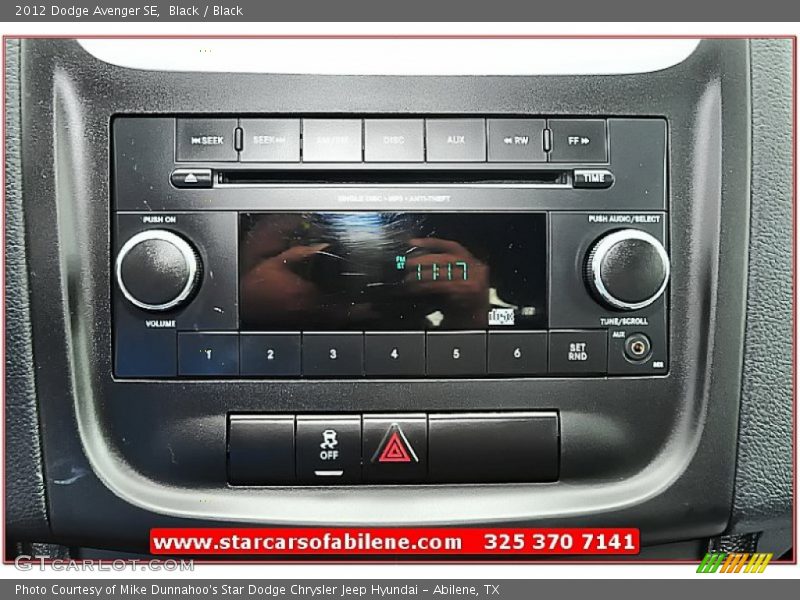 Black / Black 2012 Dodge Avenger SE