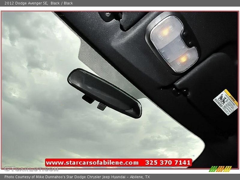 Black / Black 2012 Dodge Avenger SE