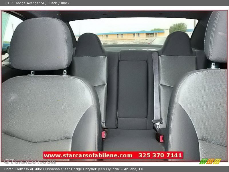 Black / Black 2012 Dodge Avenger SE