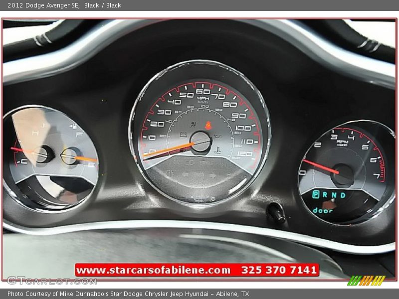 Black / Black 2012 Dodge Avenger SE
