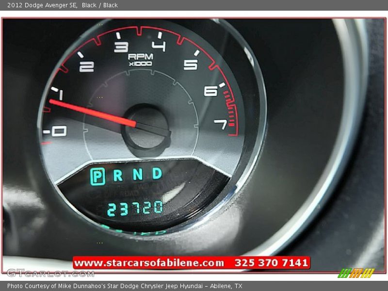Black / Black 2012 Dodge Avenger SE