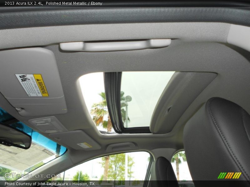 Sunroof of 2013 ILX 2.4L