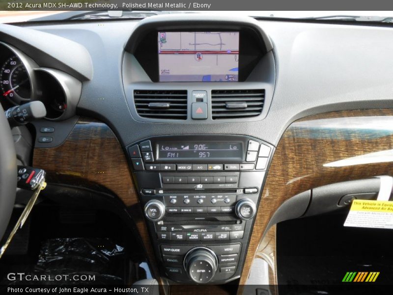 Polished Metal Metallic / Ebony 2012 Acura MDX SH-AWD Technology