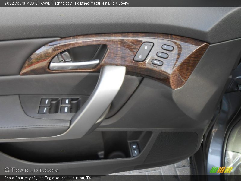 Polished Metal Metallic / Ebony 2012 Acura MDX SH-AWD Technology