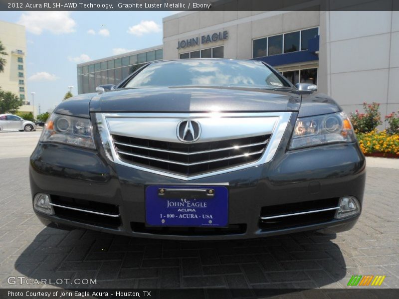 Graphite Luster Metallic / Ebony 2012 Acura RL SH-AWD Technology