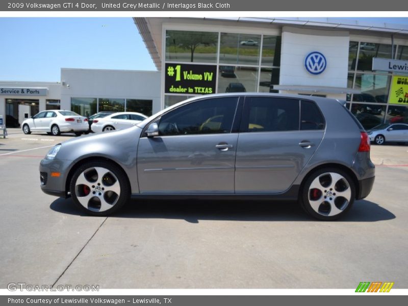 United Grey Metallic / Interlagos Black Cloth 2009 Volkswagen GTI 4 Door