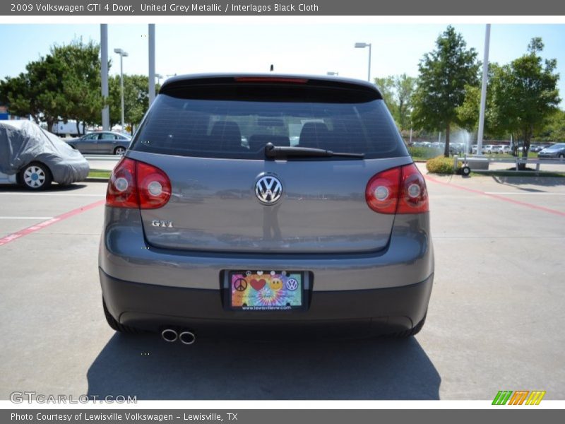 United Grey Metallic / Interlagos Black Cloth 2009 Volkswagen GTI 4 Door