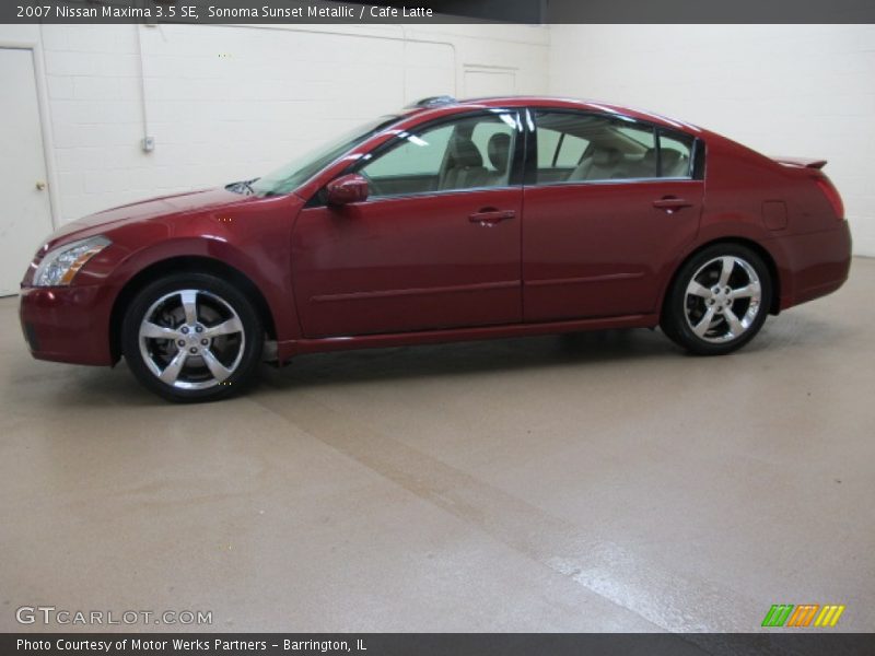 Sonoma Sunset Metallic / Cafe Latte 2007 Nissan Maxima 3.5 SE