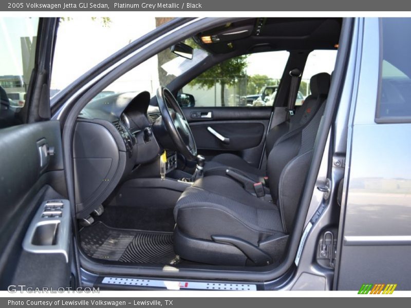 Platinum Grey Metallic / Black 2005 Volkswagen Jetta GLI Sedan