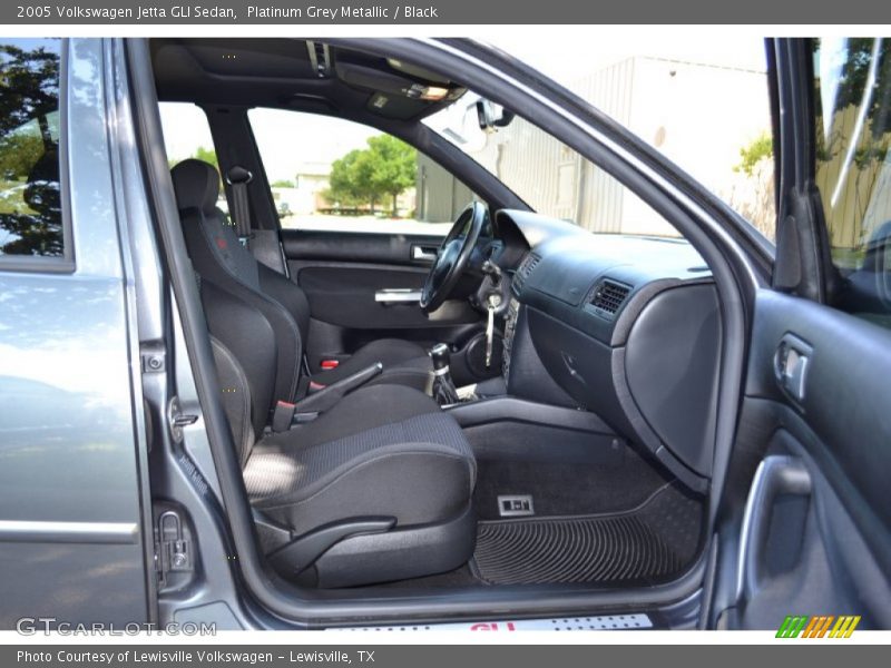 Platinum Grey Metallic / Black 2005 Volkswagen Jetta GLI Sedan