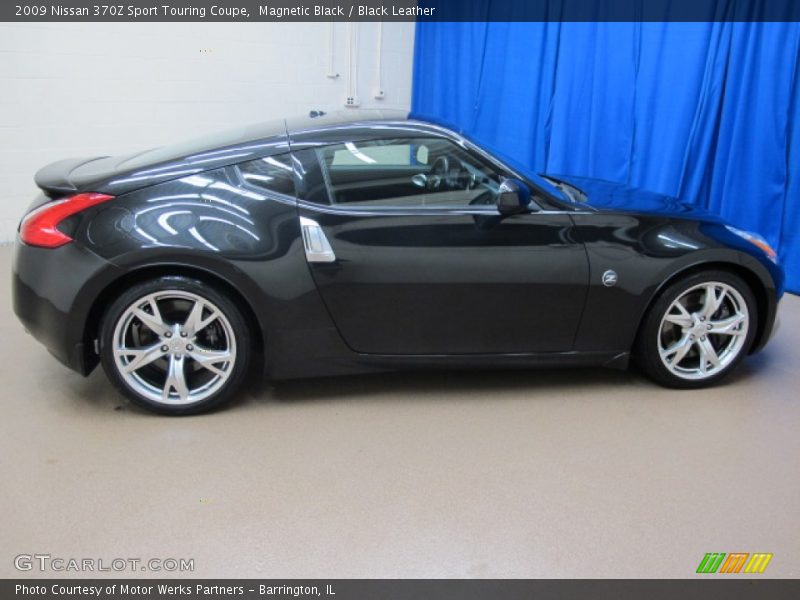 Magnetic Black / Black Leather 2009 Nissan 370Z Sport Touring Coupe