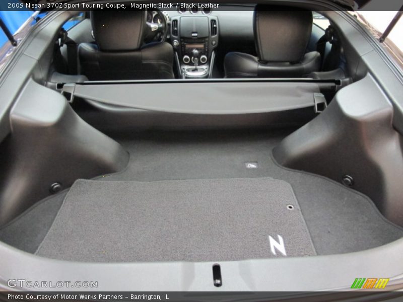 Magnetic Black / Black Leather 2009 Nissan 370Z Sport Touring Coupe