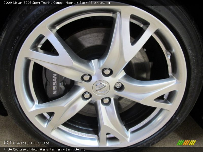 Magnetic Black / Black Leather 2009 Nissan 370Z Sport Touring Coupe