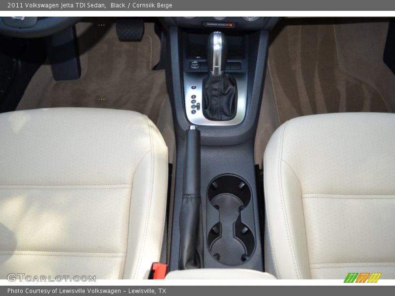 Black / Cornsilk Beige 2011 Volkswagen Jetta TDI Sedan