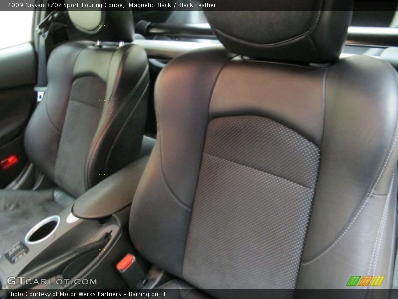 Magnetic Black / Black Leather 2009 Nissan 370Z Sport Touring Coupe
