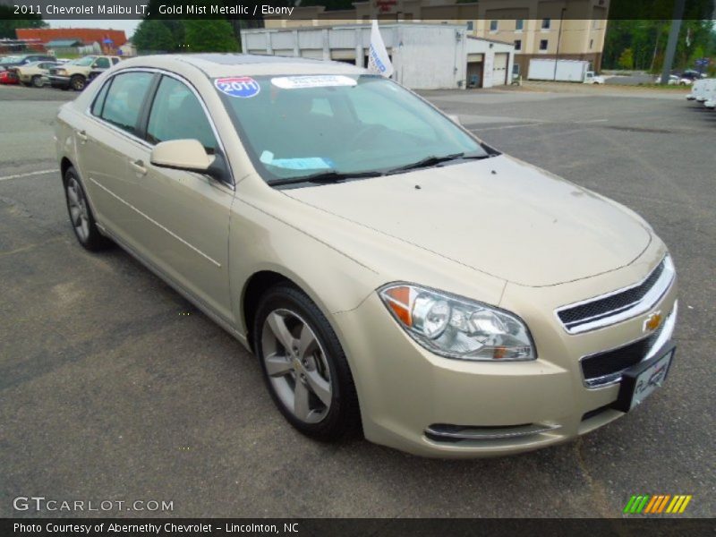Gold Mist Metallic / Ebony 2011 Chevrolet Malibu LT