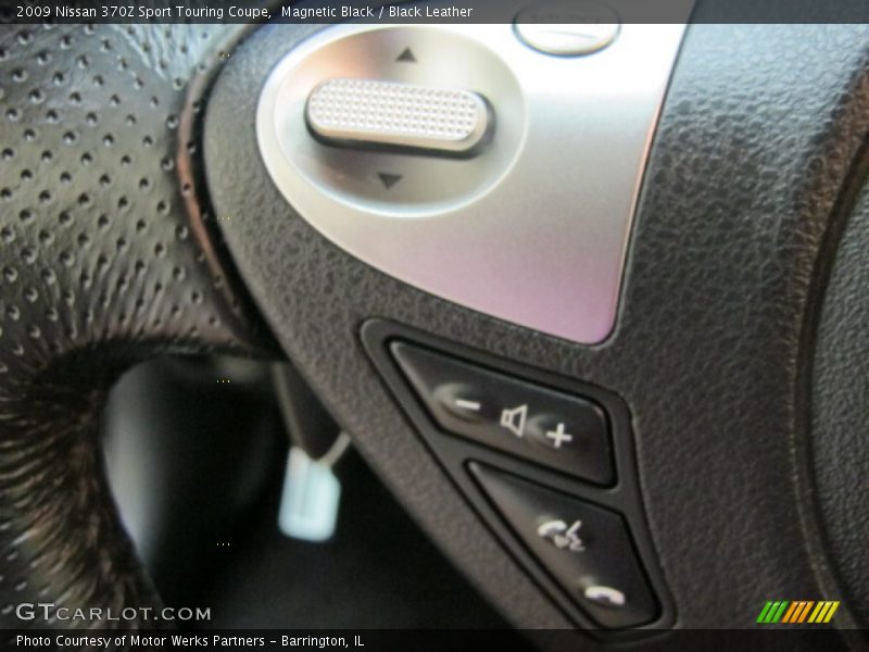 Magnetic Black / Black Leather 2009 Nissan 370Z Sport Touring Coupe