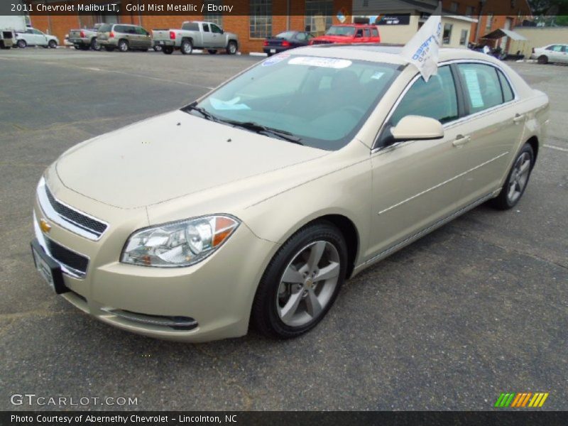 Gold Mist Metallic / Ebony 2011 Chevrolet Malibu LT