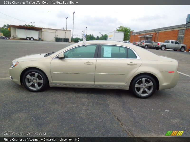 Gold Mist Metallic / Ebony 2011 Chevrolet Malibu LT