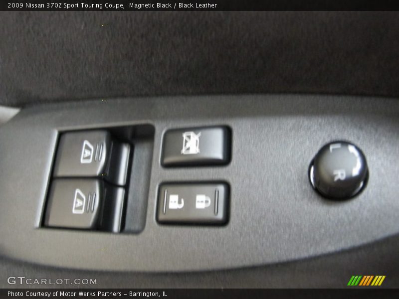 Magnetic Black / Black Leather 2009 Nissan 370Z Sport Touring Coupe