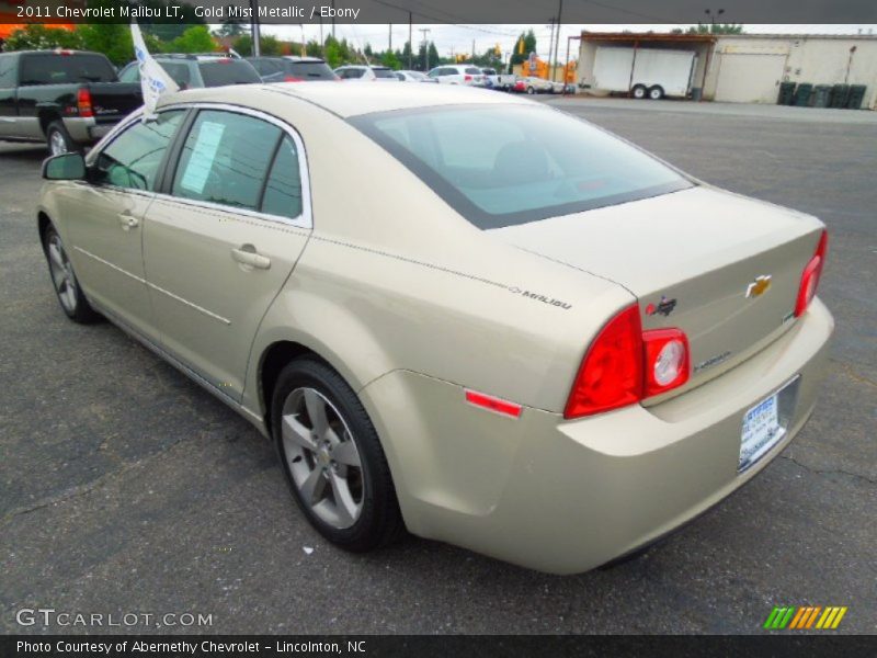 Gold Mist Metallic / Ebony 2011 Chevrolet Malibu LT