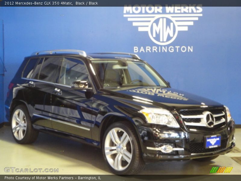 Black / Black 2012 Mercedes-Benz GLK 350 4Matic