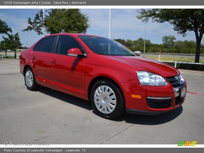 Front 3/4 View of 2009 Jetta S Sedan