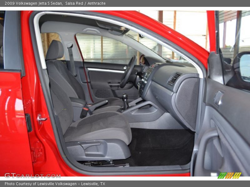  2009 Jetta S Sedan Anthracite Interior