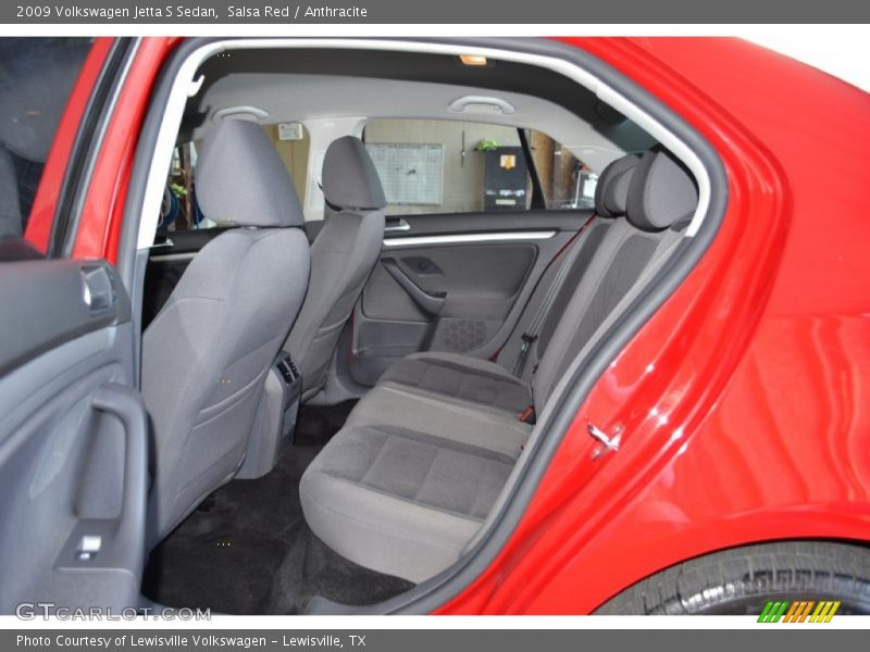  2009 Jetta S Sedan Anthracite Interior